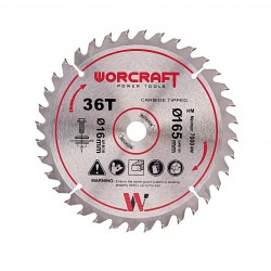 Akumuliatorinis pjūklas diskinis su laseriu 165mm WORCRAFT 20V LI-ION