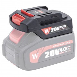 Akumuliatoriaus WORCRAFT 20V adapteris