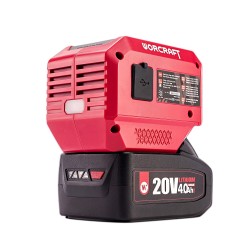 Akumuliatoriaus inverteris WORCRAFT 220V+USB 20V LI-ION