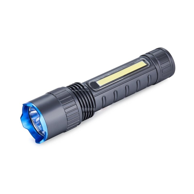Prožektorius darbui COB+SMD raudona (3.5W)(įkraunamas)