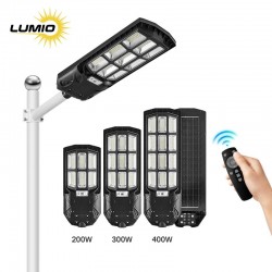 Gatvės šviestuvas su saulės baterija 300W 6500K ir laikikliu Gatvės šviestuvas su saulės baterija 300W 6500K ir laikikliu