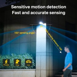 Gatvės šviestuvas su saulės baterija 300W 6500K ir laikikliu Gatvės šviestuvas su saulės baterija 300W 6500K ir laikikliu