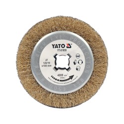 Cilindrinis vielinis šepetys 120x100mm paviršiaus šlifavimo įrankiui Cilindrinis vielinis šepetys 120x100mm paviršiaus šlifavimo įrankiui