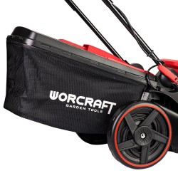 Akumuliatorinė vėjapjovė WORCRAFT su 6.0Ah akumuliatoriais 40V (20V+20V) LI-ION Akumuliatorinė vėjapjovė WORCRAFT su 6.0Ah akumuliatoriais 40V (20V+20V) LI-ION