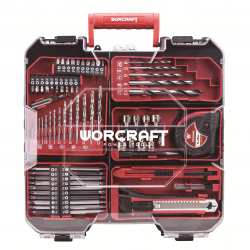 Akumuliatorinis suktuvas-gręžtuvas su kalimu WORCRAFT 20V LI-ION ir priedais 78vnt., 2x2.0Ah Akumuliatorinis suktuvas-gręžtuvas su kalimu WORCRAFT 20V LI-ION ir priedais 78vnt., 2x2.0Ah