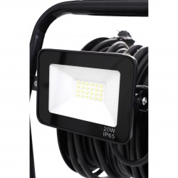 Prailgintuvas su rite 30m ir 20W LED šviestuvu