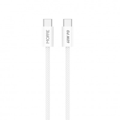 MORRE M101 USB-C/ USB-C kabelis, 60W, 1 m