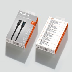 MORRE M105 USB-C/ USB-C kabelis, 240W, 2 m su ekranu