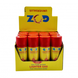Dujos Žiebtuvėliams 100ml x 12 vnt. – GOZ Lighter Gas Dujos Žiebtuvėliams 100ml x 12 vnt. – GOZ Lighter Gas