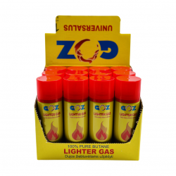 Dujos Žiebtuvėliams 200ml x. 12 vnt. – GOZ Lighter Gas