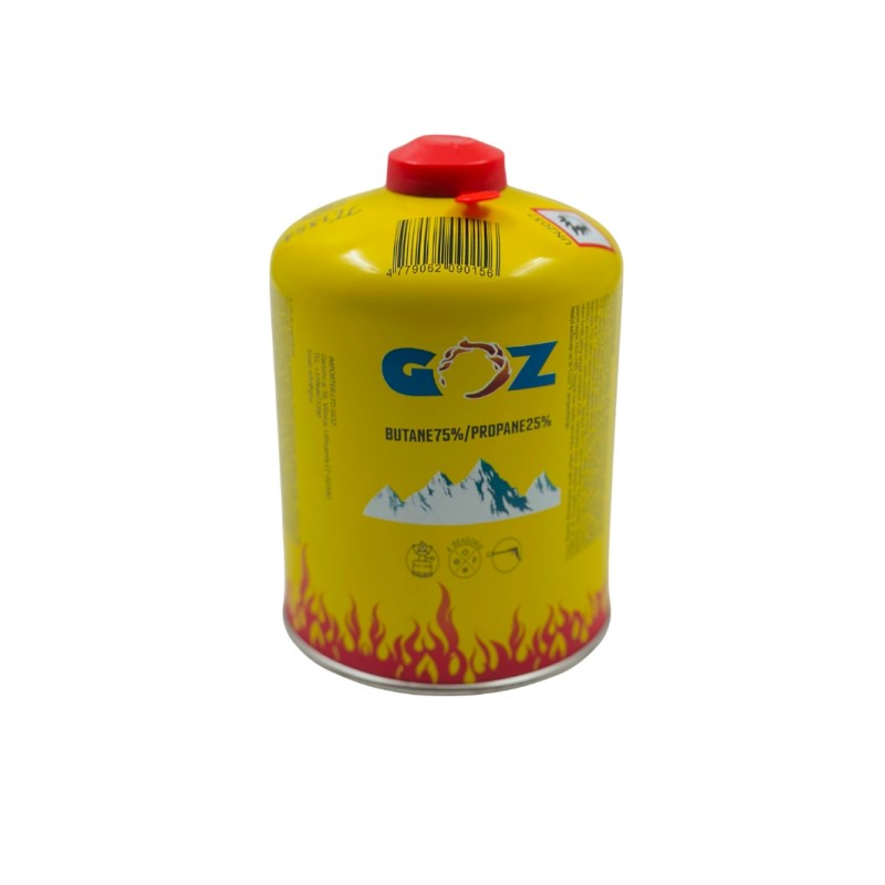 Dujų balionėlis 450 g su sriegiu 75/ 25 – GOZ