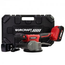Akumuliatorinis vibracinis įrankis plytelėms su plastikine dėže WORCRAFT 20V 2.0Ah