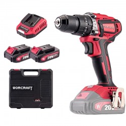 Akumuliatorinis suktuvas-gręžtuvas WORCRAFT 20V LI-ION, 2x2.0Ah (pl.dėž) CHD-S20LiB Akumuliatorinis suktuvas-gręžtuvas WORCRAFT 20V LI-ION, 2x2.0Ah (pl.dėž) CHD-S20LiB