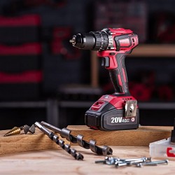 Akumuliatorinis suktuvas-gręžtuvas WORCRAFT 20V LI-ION, 2x2.0Ah (pl.dėž) CHD-S20LiB Akumuliatorinis suktuvas-gręžtuvas WORCRAFT 20V LI-ION, 2x2.0Ah (pl.dėž) CHD-S20LiB