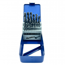 Grąžtų metalui rinkinys HSS M35 (25vnt) 1.0-13.0mm(cobalt)