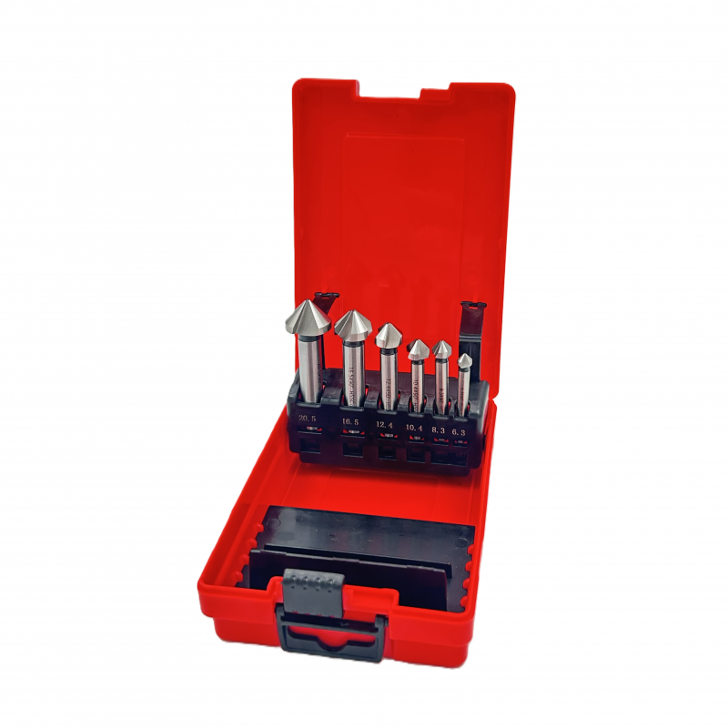 Gilinimo grąžtų rinkinys HSS M35 Co (6vnt)(6.3-20.5mm)