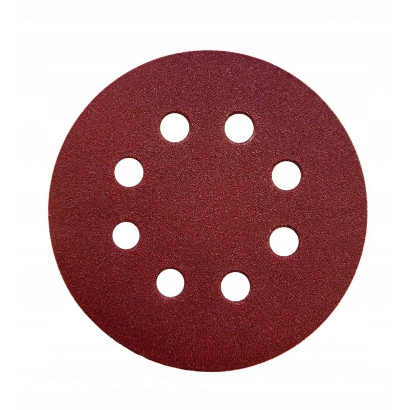 Šlifavimo popierius 125mm apvalus su skylėmis P36