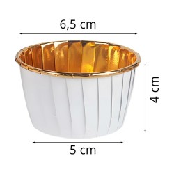 Popierinės keksiukų formelės DA517A, 50 vnt.