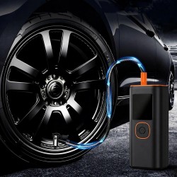 Įkraunamas elektrinis padangų kompresorius su „Power Bank“ funkcija, 160 PSI