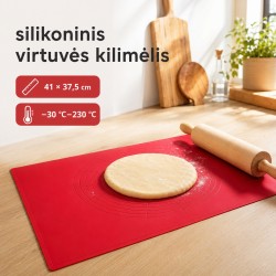 Silikoninis virtuvės kilimėlis Silikoninis virtuvės kilimėlis