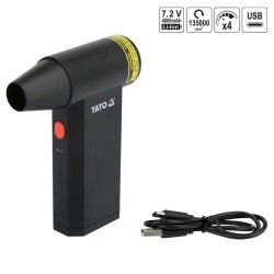 Akumuliatorinis turbo pūstuvas mini 135000 RPM 7.2V LI-ION Akumuliatorinis turbo pūstuvas mini 135000 RPM 7.2V LI-ION