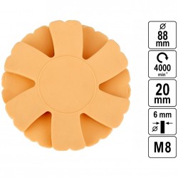 Diskinis trintukas su koteliu klijų šalinimui 88mm