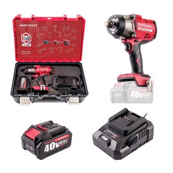 Akumuliatorinis smūginis veržliasukis WORCRAFT 3/ 4'' 2600Nm 40V LI-ION (pl.dėž.) Akumuliatorinis smūginis veržliasukis WORCRAFT 3/ 4'' 2600Nm 40V LI-ION (pl.dėž.)