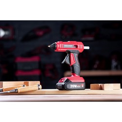 Akumuliatorinis klijų pistoletas WORCRAFT 20V LI-ION (Be akumuliatoriaus ir įkroviklio) Akumuliatorinis klijų pistoletas WORCRAFT 20V LI-ION (Be akumuliatoriaus ir įkroviklio)