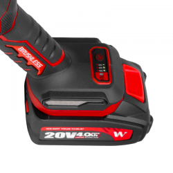Akumuliatorinis šlifuoklis kampinis (plokščia galva) WORCRAFT 125mm 20V LI-ION (Be akumuliatoriaus ir įkroviklio)