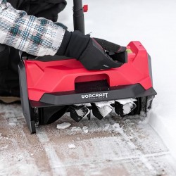 Akumuliatorinis sniego valytuvas WORCRAFT 40V (20V+20V) LI-ION (Be akumuliatorių ir įkroviklio)