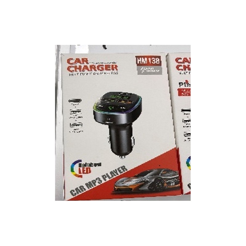 Automobilinis Bluetooth FM siųstuvas su įkrovikliu TR2477