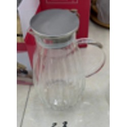 Stiklinis ąsotis su metaliniu dangteliu 1800 ml