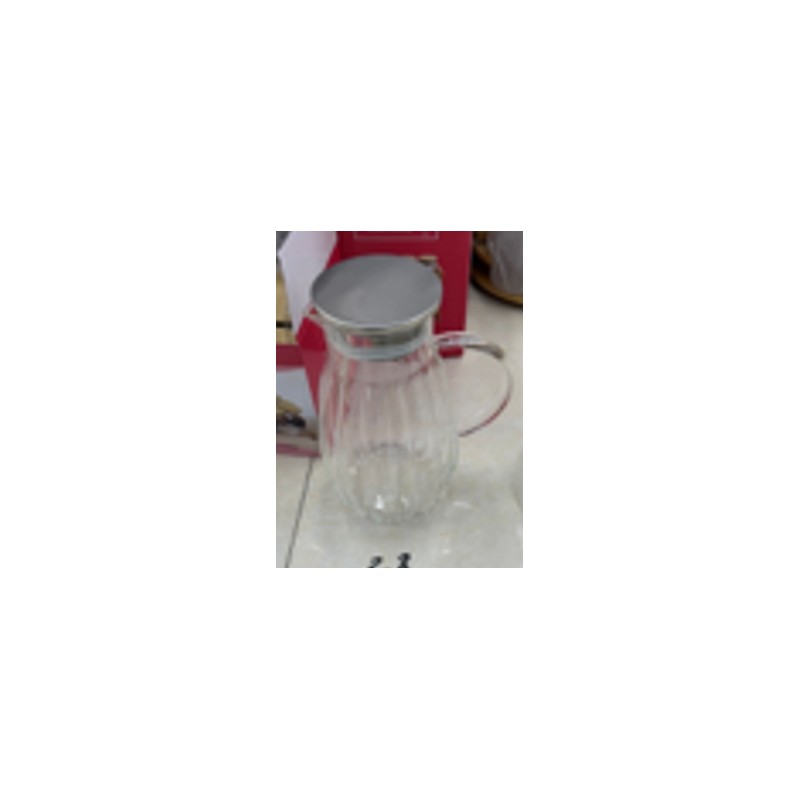 Stiklinis ąsotis su metaliniu dangteliu 1800 ml