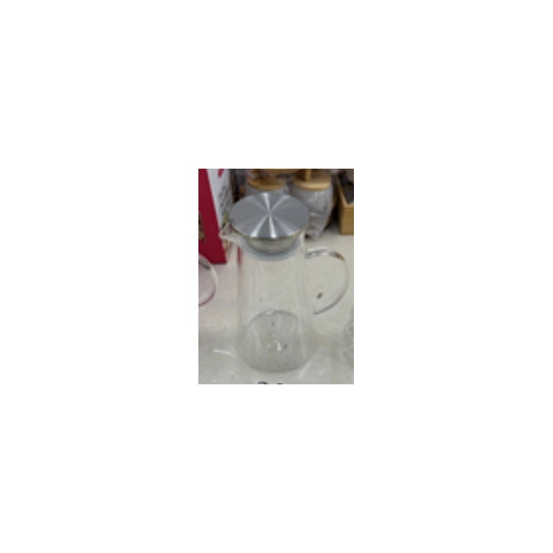Stiklinis ąsotis su metaliniu dangteliu 1800 ml TR2336B