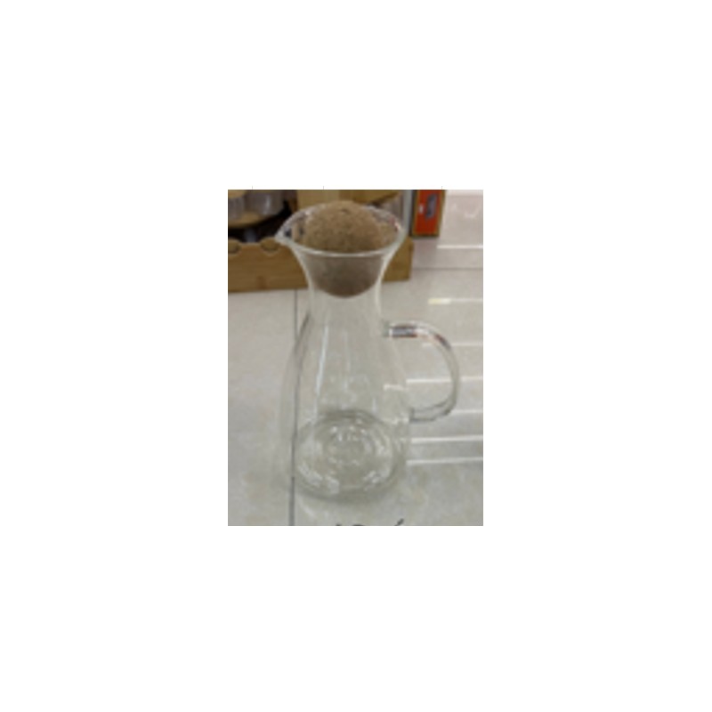 Stiklinis ąsotis su kamštiniu dangteliu 1600 ml