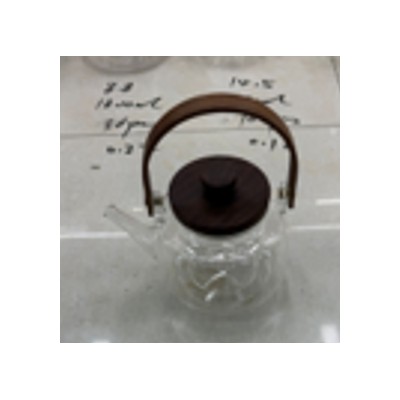 Stiklinis arbatinukas su dangteliu 1000 ml