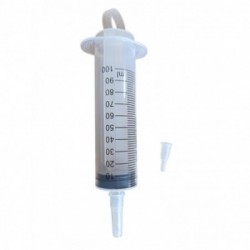 Švirkštas skystam tepalui 100 ml su  žarnele apie 30cm ir tepimo antgaliu