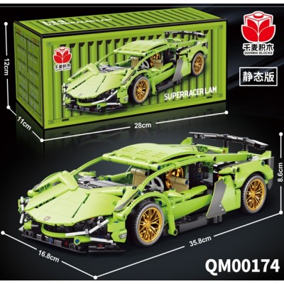 Konstruktorius sportinis automobilis konteinerio dėžutėje TR2387