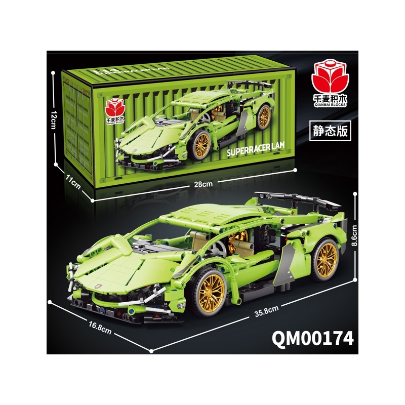 Konstruktorius sportinis automobilis konteinerio dėžutėje TR2387