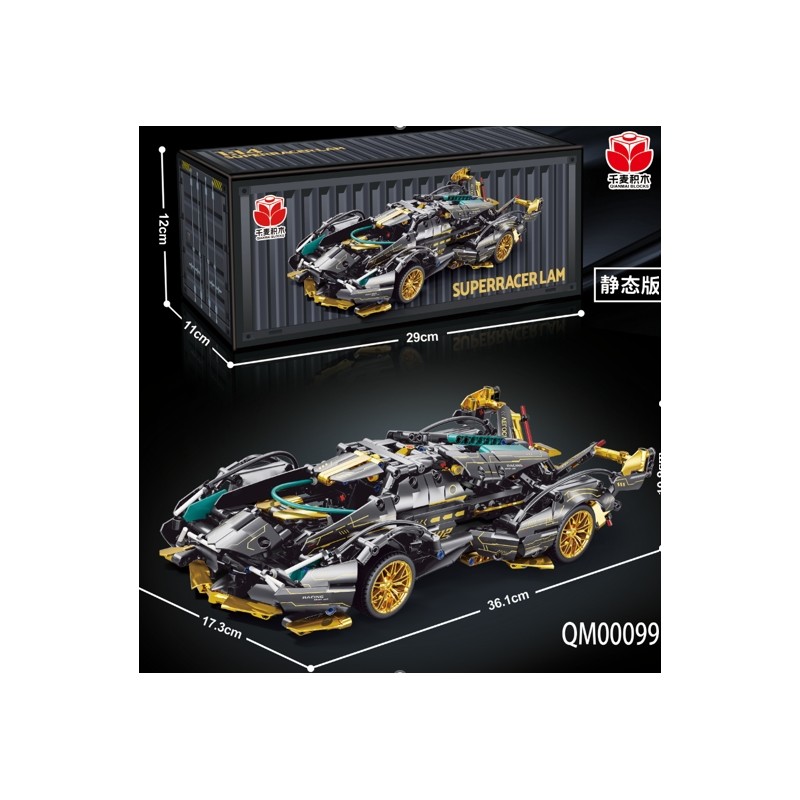 Konstruktorius sportinis automobilis konteinerio dėžutėje TR2387B