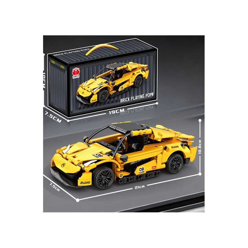 Konstruktorius sportinis automobilis konteinerio dėžutėje TR2387G