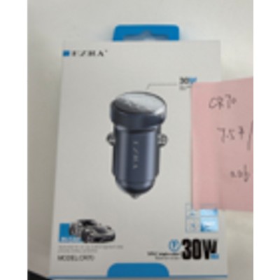 Automobilinis greitojo įkrovimo adapteris EZRA CR70 30 W