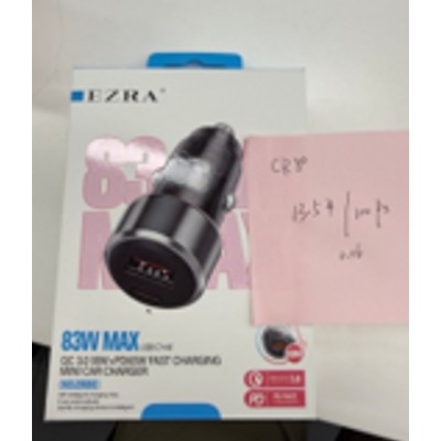 Automobilinis greitojo įkrovimo adapteris EZRA CR80 83 W