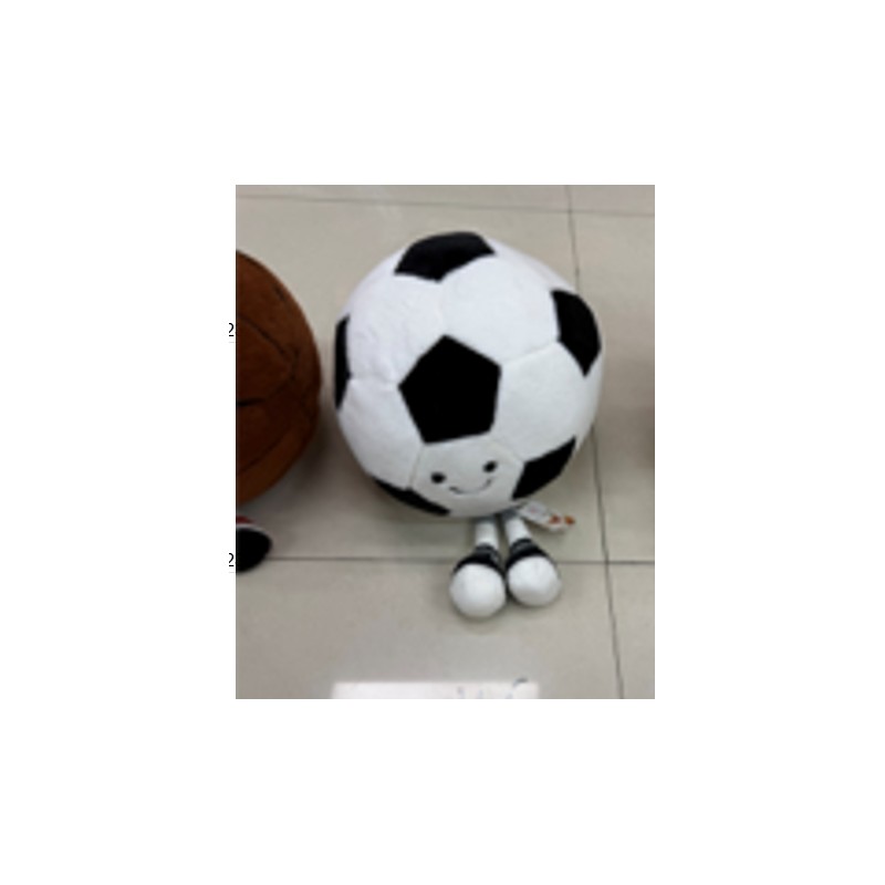 Pliušinis futbolo kamuolys su kojytėmis