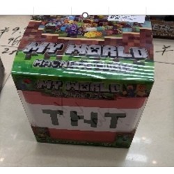 Magnetinis „Minecraft“ tipo konstruktorius TNT