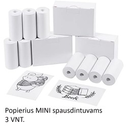 Popierius MINI spausdintuvams, 5 vnt.