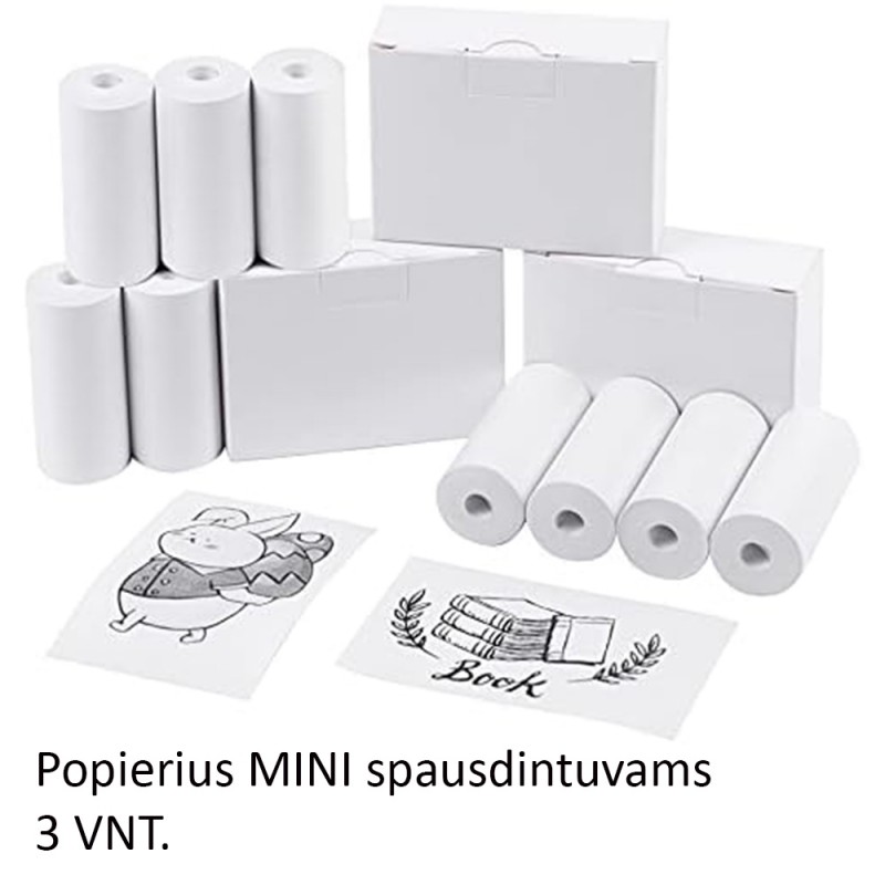 Popierius MINI spausdintuvams, 5 vnt.