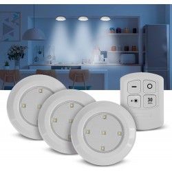 3X Led lemputės su pulteliu