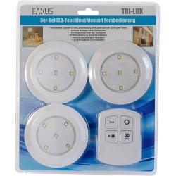 3X Led lemputės su pulteliu