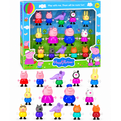 Peppa Pig figūrėlės - šeima...